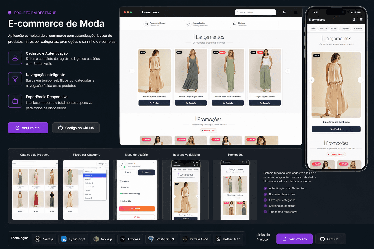 E-commerce de Moda (Fullstack)